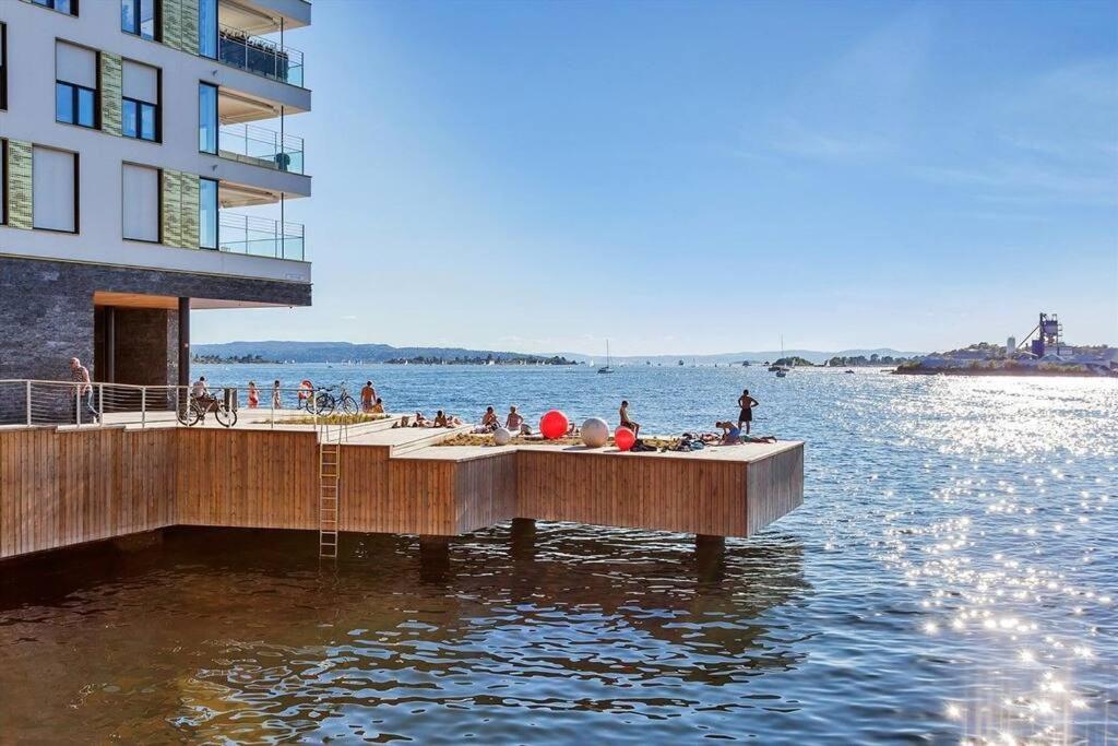 Tjuvholmen / Aker Brygge - Most Expensive Area In Oslo! Lägenhet Exteriör bild