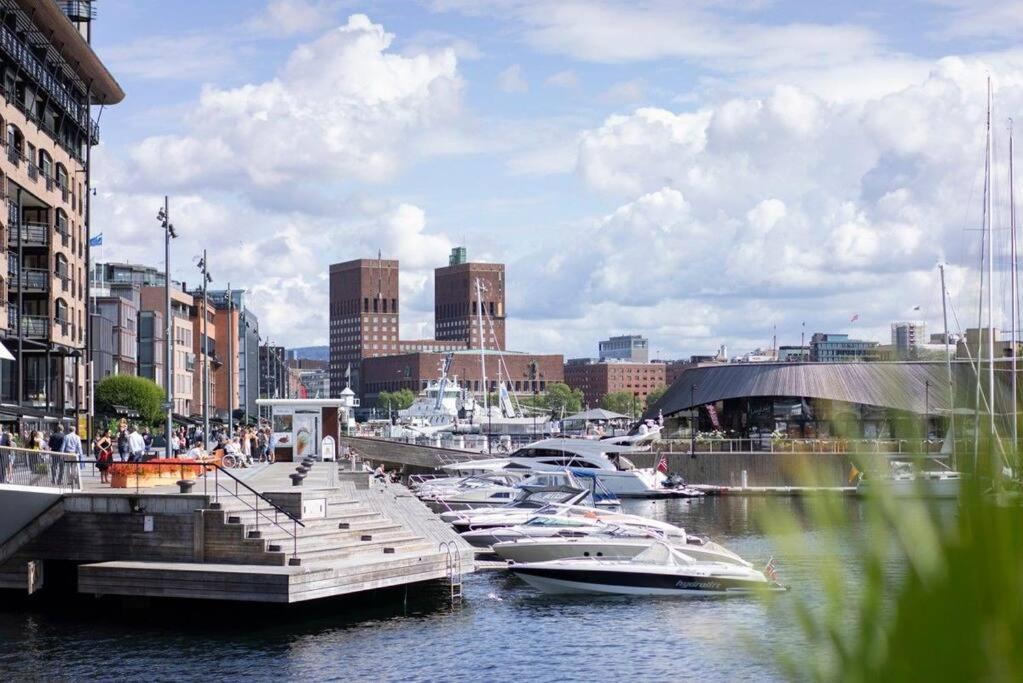 Tjuvholmen / Aker Brygge - Most Expensive Area In Oslo! Lägenhet Exteriör bild